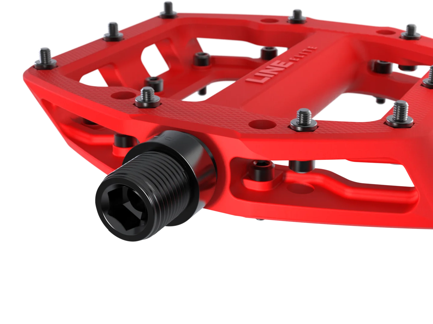Pedal Bontrager Line Elite planos | Rojos